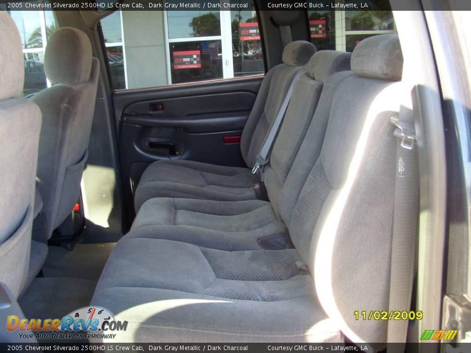 2005 Chevrolet Silverado 2500HD LS Crew Cab Dark Gray Metallic / Dark Charcoal Photo #11