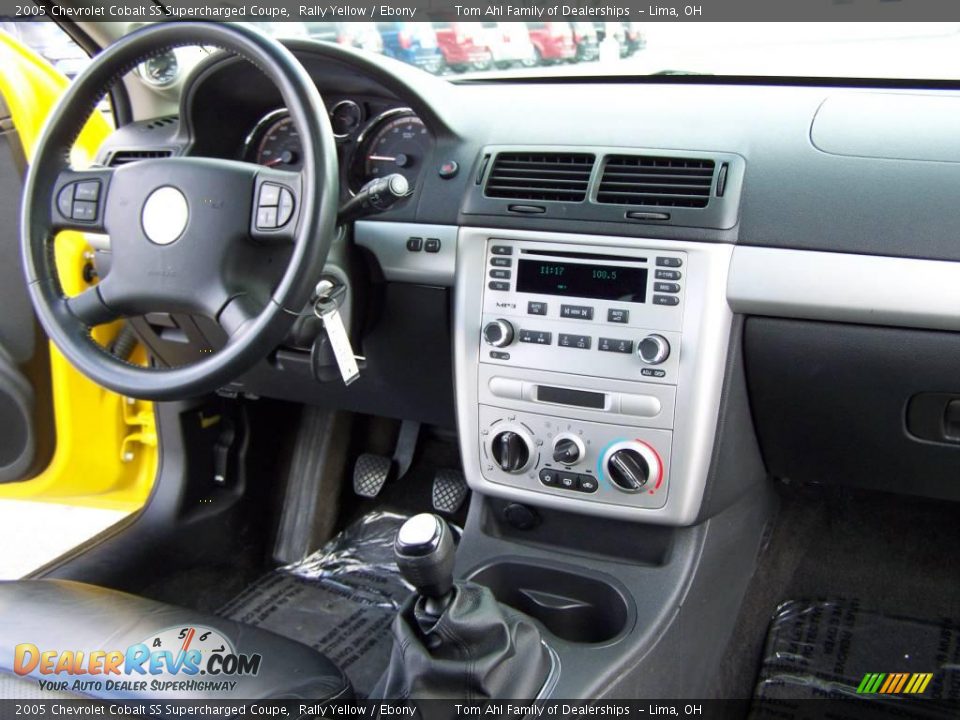 2005 Chevrolet Cobalt SS Supercharged Coupe Rally Yellow / Ebony Photo #13