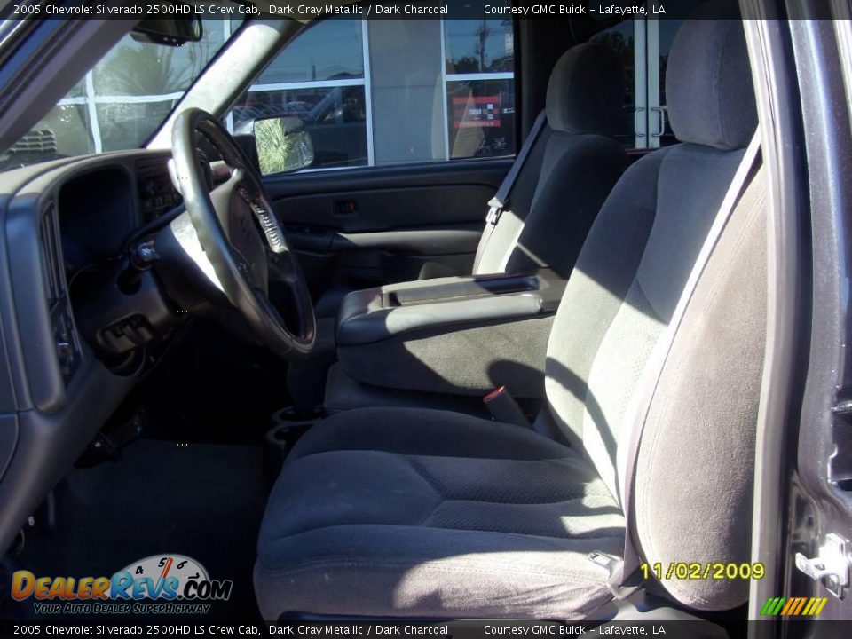 2005 Chevrolet Silverado 2500HD LS Crew Cab Dark Gray Metallic / Dark Charcoal Photo #12
