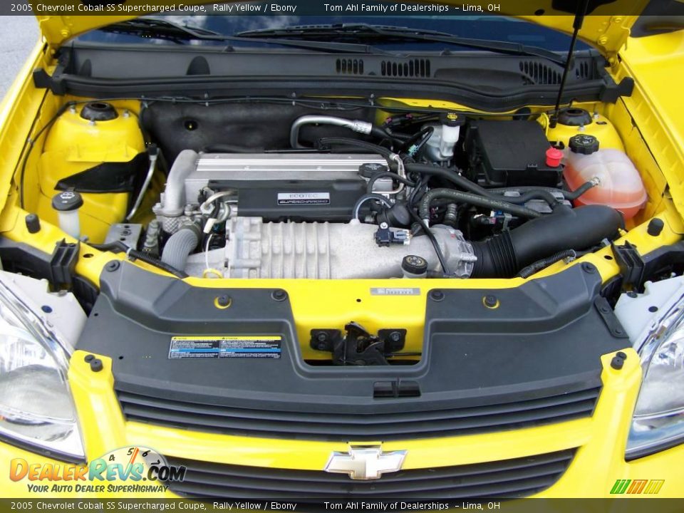 2005 Chevrolet Cobalt SS Supercharged Coupe Rally Yellow / Ebony Photo #14