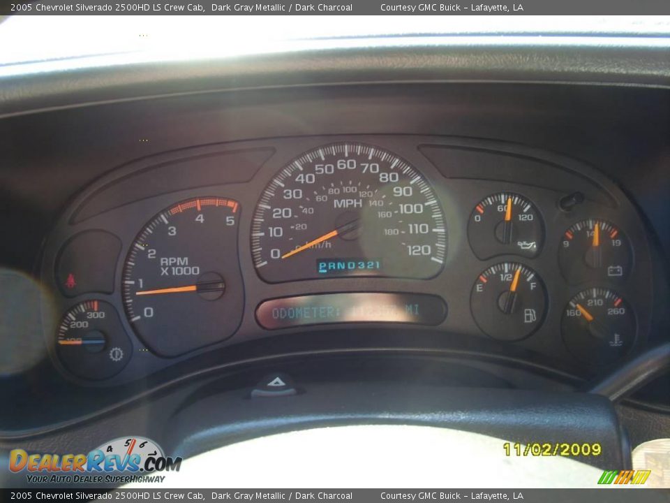 2005 Chevrolet Silverado 2500HD LS Crew Cab Dark Gray Metallic / Dark Charcoal Photo #14