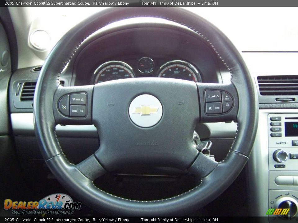 2005 Chevrolet Cobalt SS Supercharged Coupe Rally Yellow / Ebony Photo #16