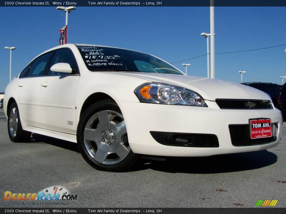 2009 Chevrolet Impala SS White / Ebony Photo #1