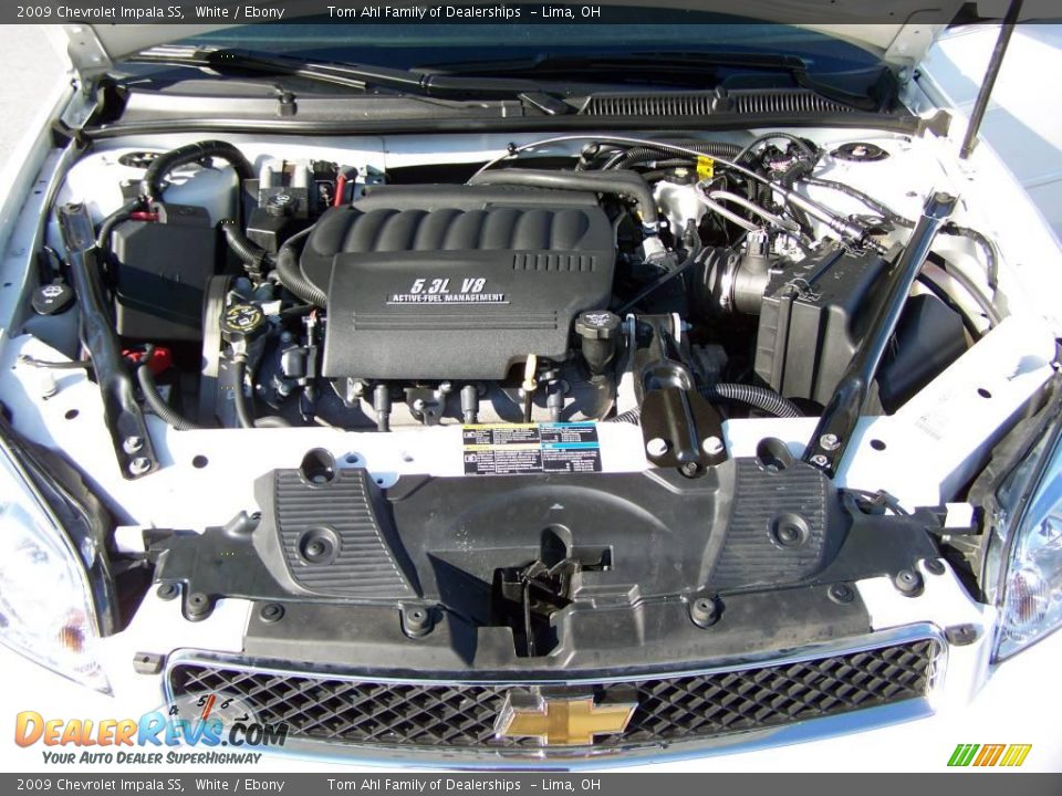2009 Chevrolet Impala SS White / Ebony Photo #14