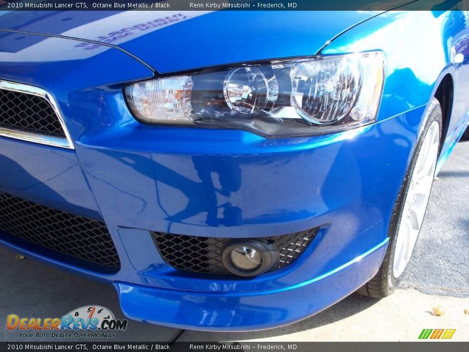 2010 Mitsubishi Lancer GTS Octane Blue Metallic / Black Photo #2