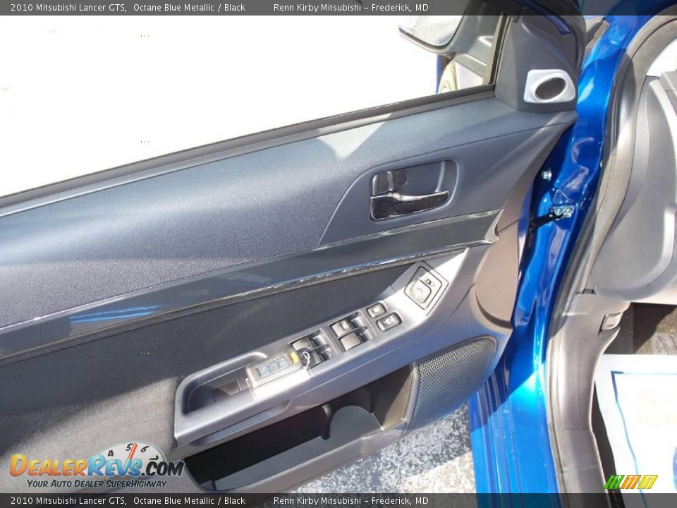 2010 Mitsubishi Lancer GTS Octane Blue Metallic / Black Photo #6