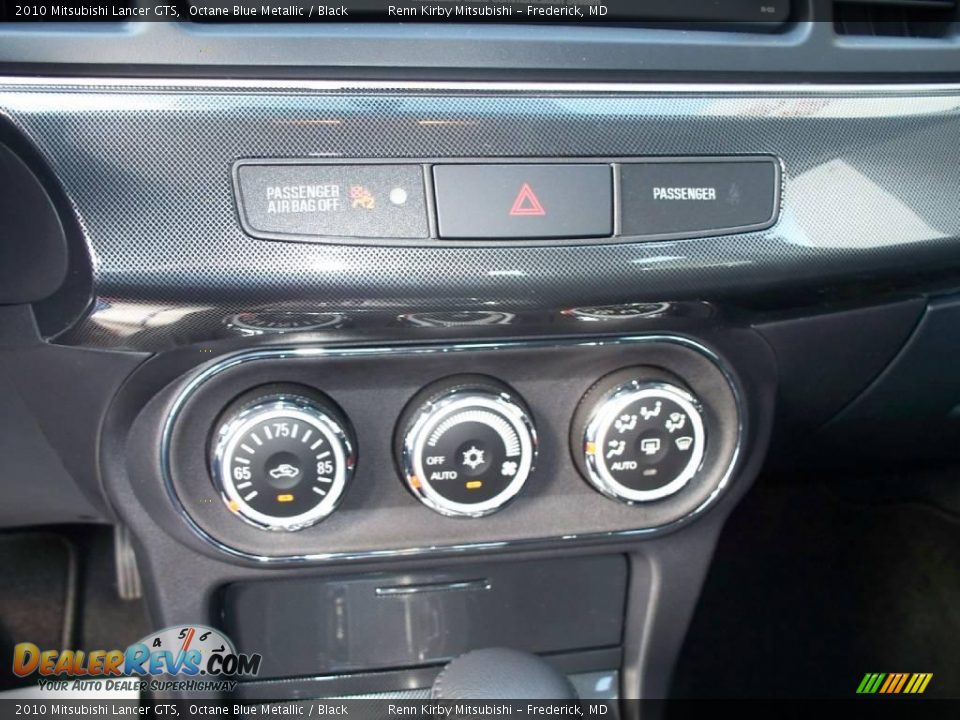 2010 Mitsubishi Lancer GTS Octane Blue Metallic / Black Photo #13