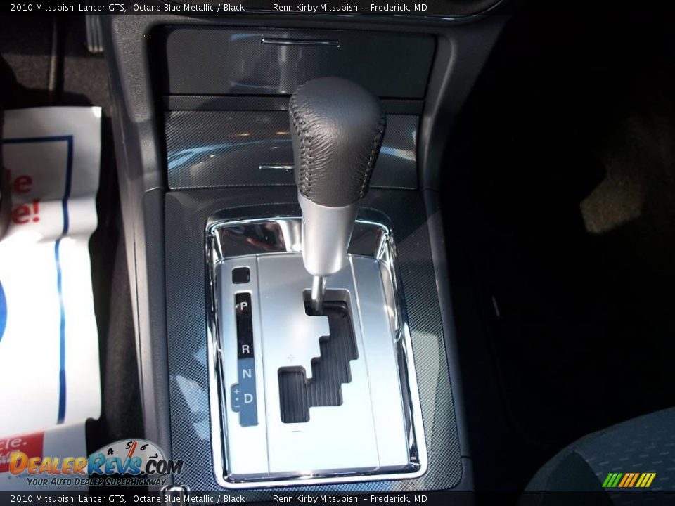 2010 Mitsubishi Lancer GTS Octane Blue Metallic / Black Photo #14