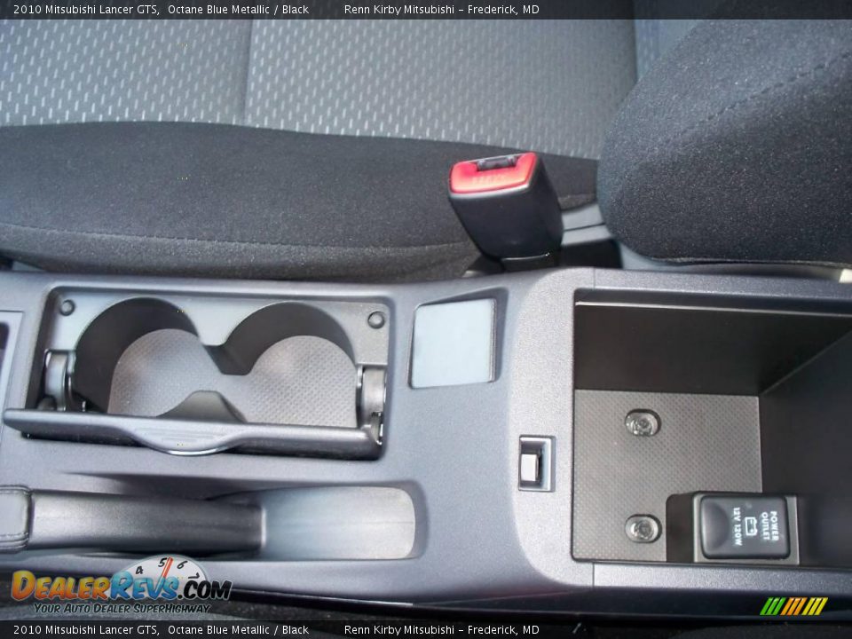2010 Mitsubishi Lancer GTS Octane Blue Metallic / Black Photo #15