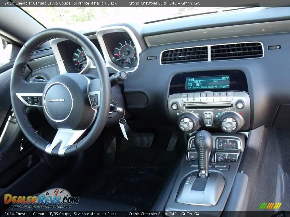 2010 Chevrolet Camaro LT/RS Coupe Silver Ice Metallic / Black Photo #13