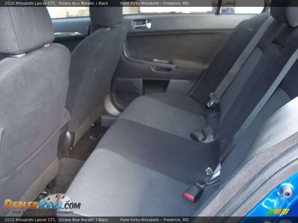 2010 Mitsubishi Lancer GTS Octane Blue Metallic / Black Photo #18