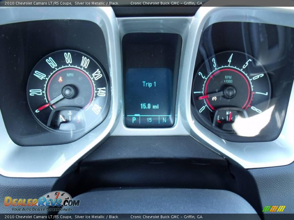 2010 Chevrolet Camaro LT/RS Coupe Silver Ice Metallic / Black Photo #14