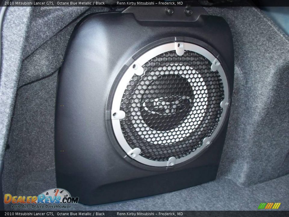 2010 Mitsubishi Lancer GTS Octane Blue Metallic / Black Photo #20