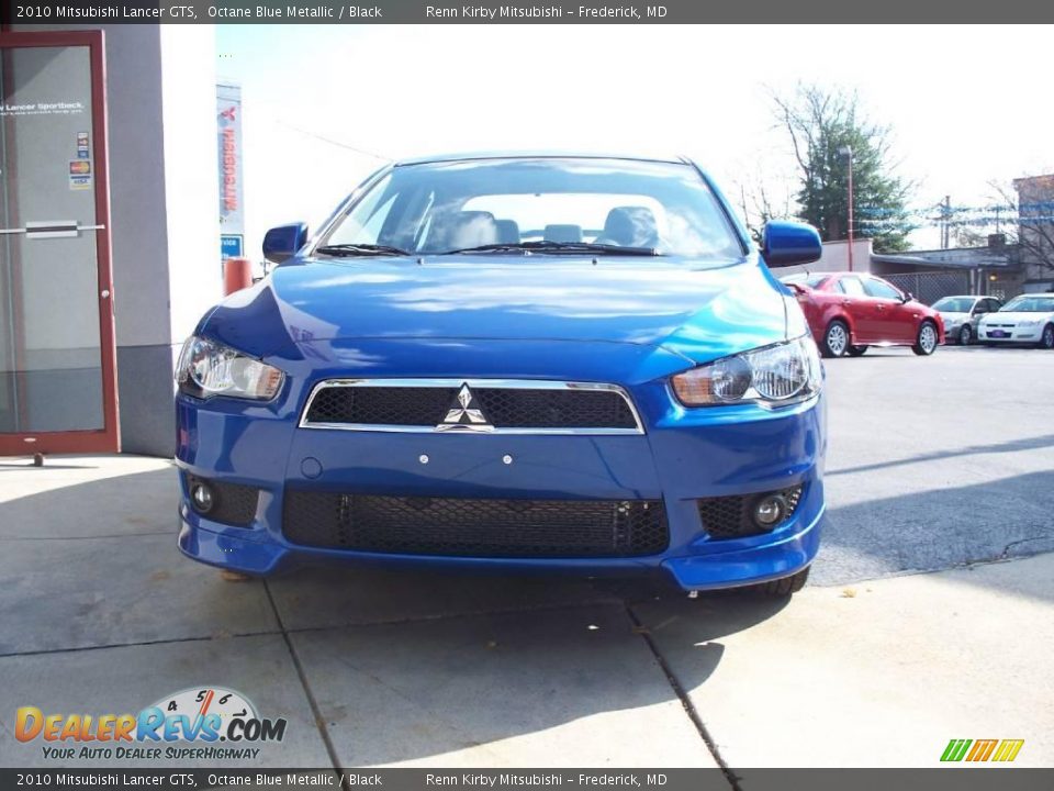 2010 Mitsubishi Lancer GTS Octane Blue Metallic / Black Photo #26