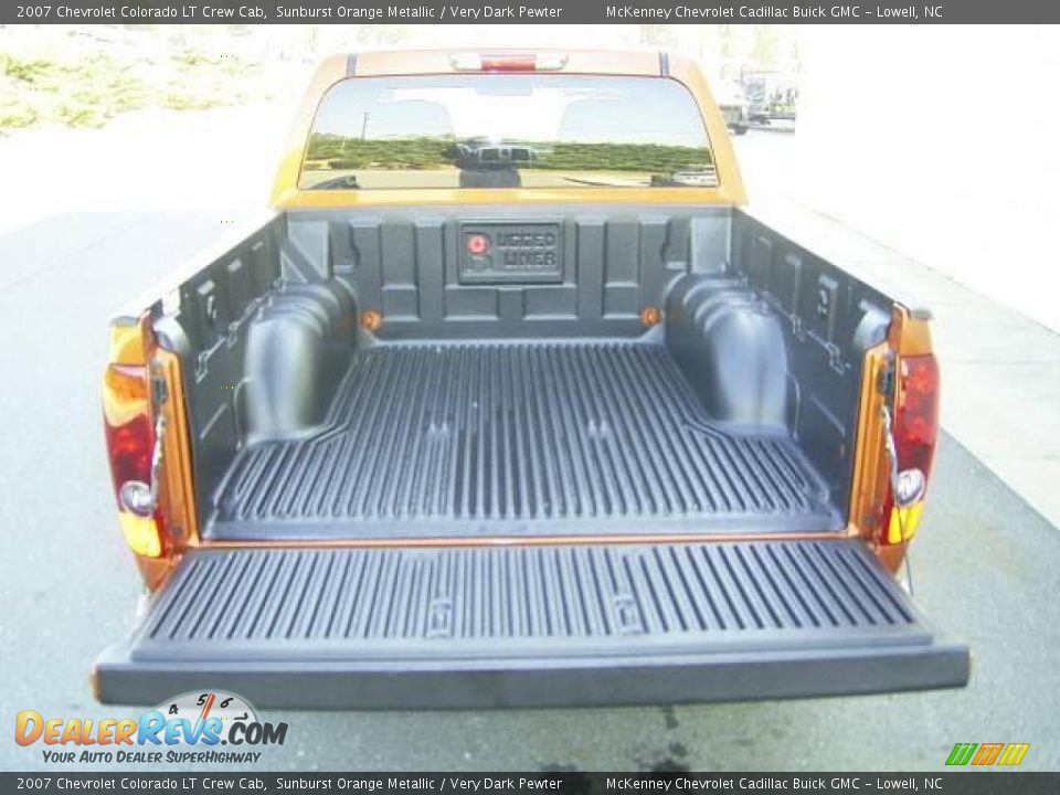 2007 Chevrolet Colorado LT Crew Cab Sunburst Orange Metallic / Very Dark Pewter Photo #4