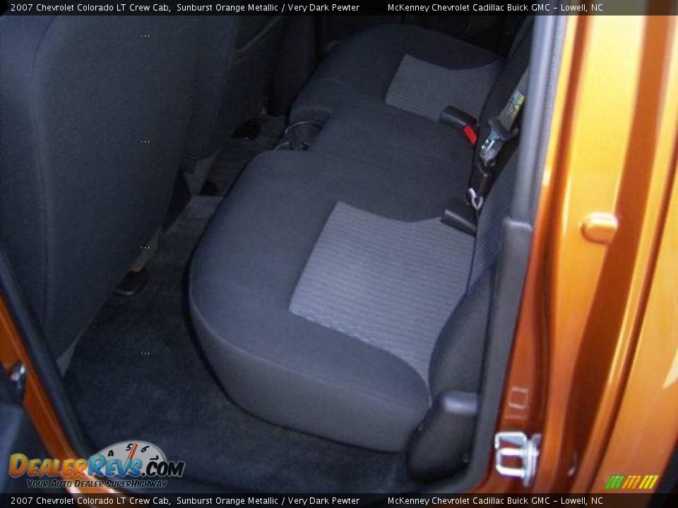 2007 Chevrolet Colorado LT Crew Cab Sunburst Orange Metallic / Very Dark Pewter Photo #12
