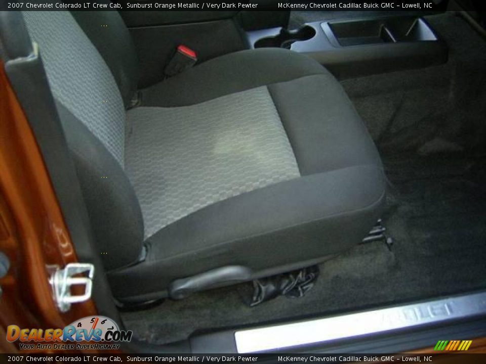 2007 Chevrolet Colorado LT Crew Cab Sunburst Orange Metallic / Very Dark Pewter Photo #14