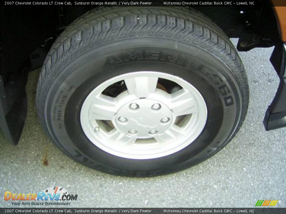 2007 Chevrolet Colorado LT Crew Cab Sunburst Orange Metallic / Very Dark Pewter Photo #17