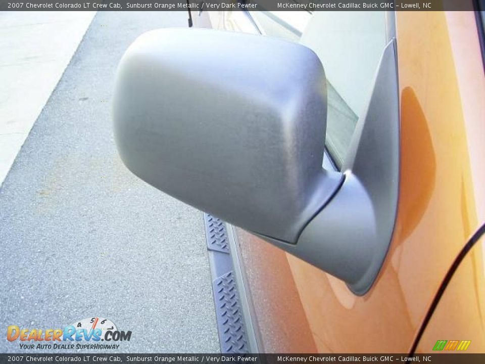 2007 Chevrolet Colorado LT Crew Cab Sunburst Orange Metallic / Very Dark Pewter Photo #18