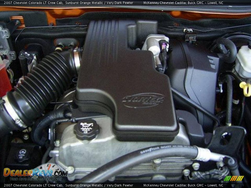 2007 Chevrolet Colorado LT Crew Cab Sunburst Orange Metallic / Very Dark Pewter Photo #20