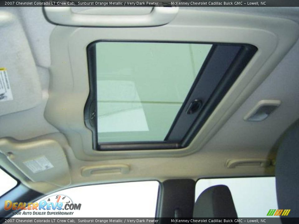 2007 Chevrolet Colorado LT Crew Cab Sunburst Orange Metallic / Very Dark Pewter Photo #23