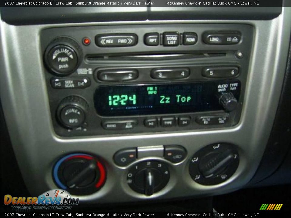 2007 Chevrolet Colorado LT Crew Cab Sunburst Orange Metallic / Very Dark Pewter Photo #24