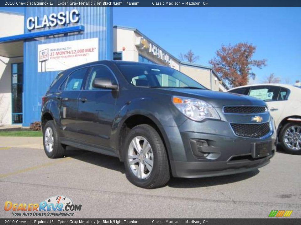 2010 Chevrolet Equinox LS Cyber Gray Metallic / Jet Black/Light Titanium Photo #3