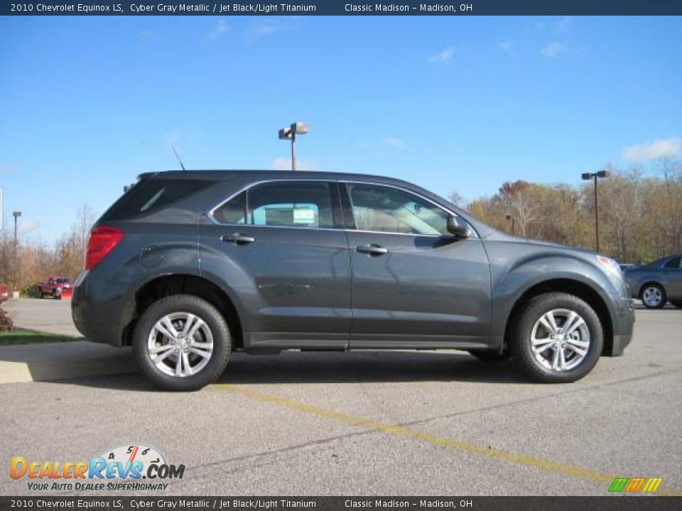 2010 Chevrolet Equinox LS Cyber Gray Metallic / Jet Black/Light Titanium Photo #4