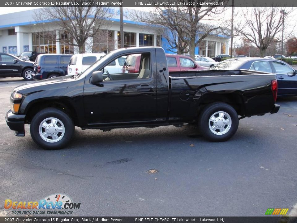 2007 Chevrolet Colorado LS Regular Cab Black / Medium Pewter Photo #5