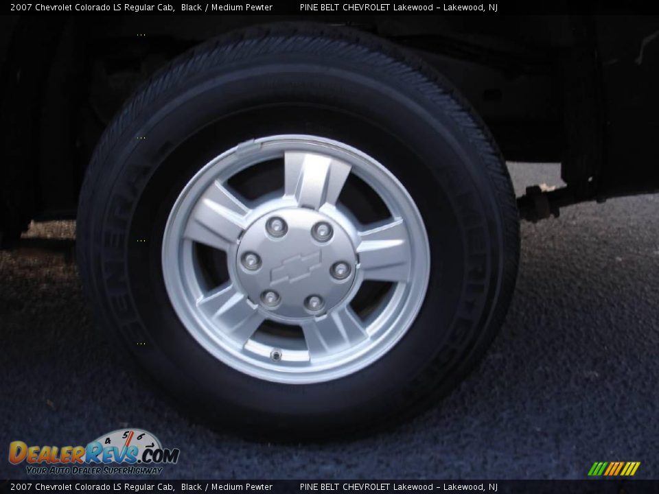 2007 Chevrolet Colorado LS Regular Cab Black / Medium Pewter Photo #6