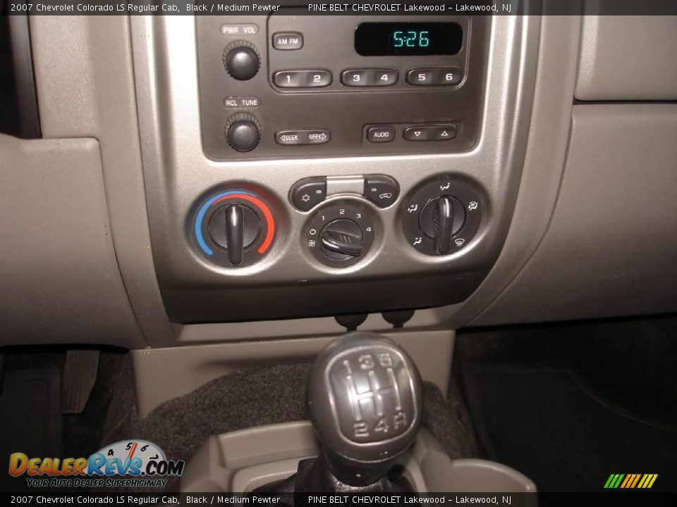 2007 Chevrolet Colorado LS Regular Cab Black / Medium Pewter Photo #11