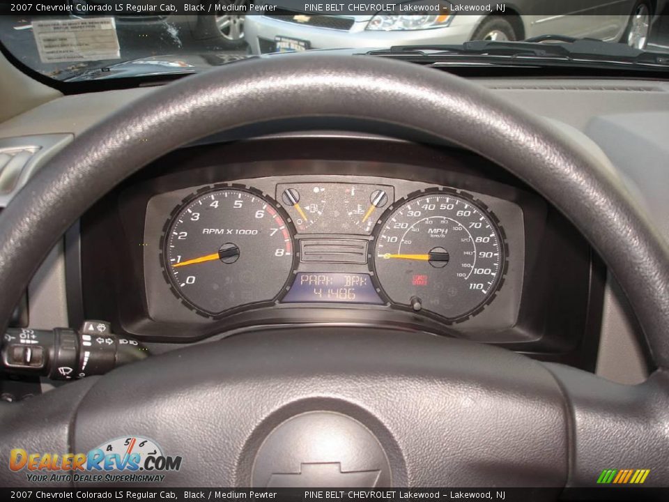 2007 Chevrolet Colorado LS Regular Cab Black / Medium Pewter Photo #12