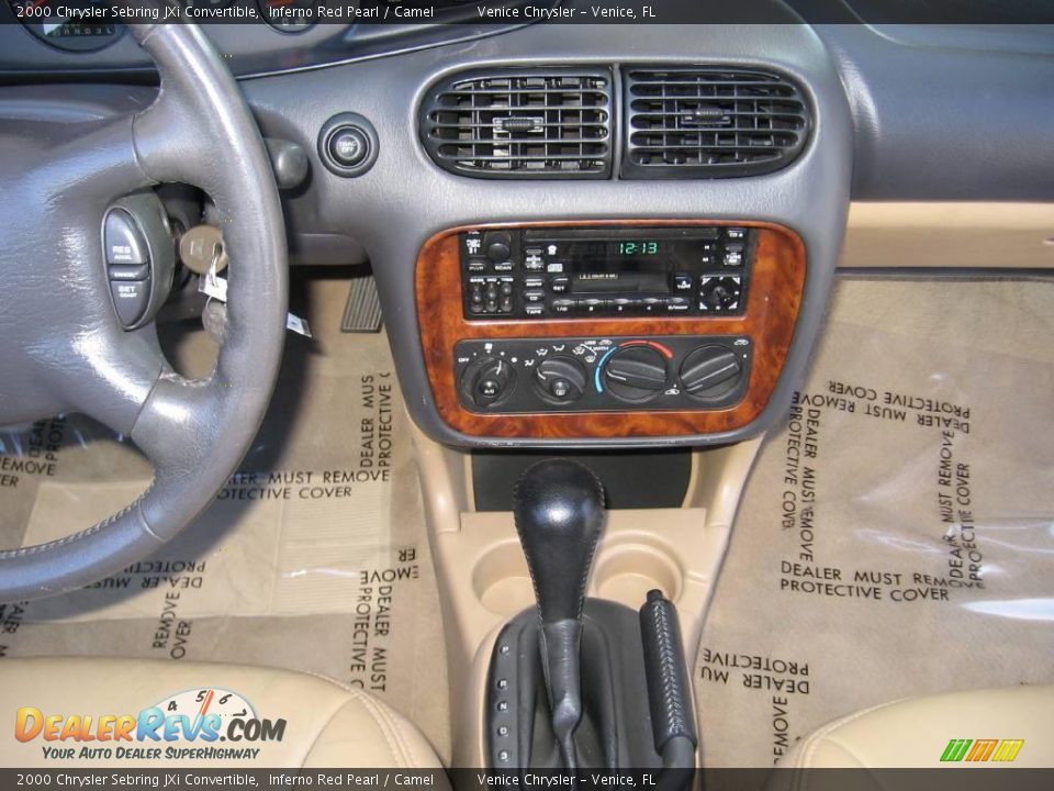 2000 Chrysler Sebring JXi Convertible Inferno Red Pearl / Camel Photo #8