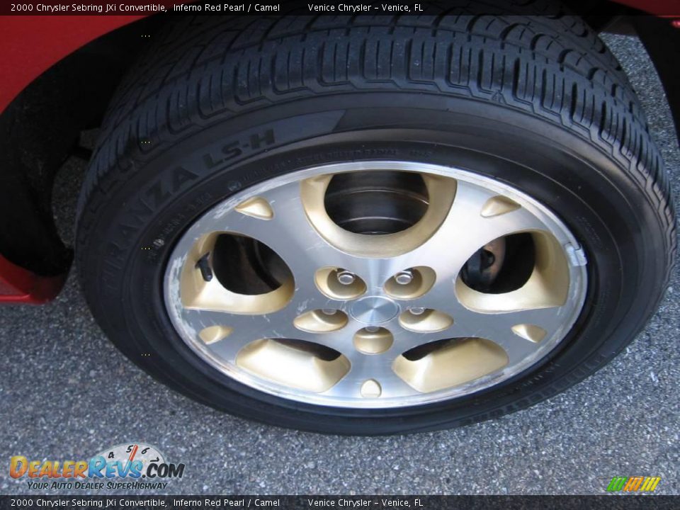 2000 Chrysler Sebring JXi Convertible Inferno Red Pearl / Camel Photo #26