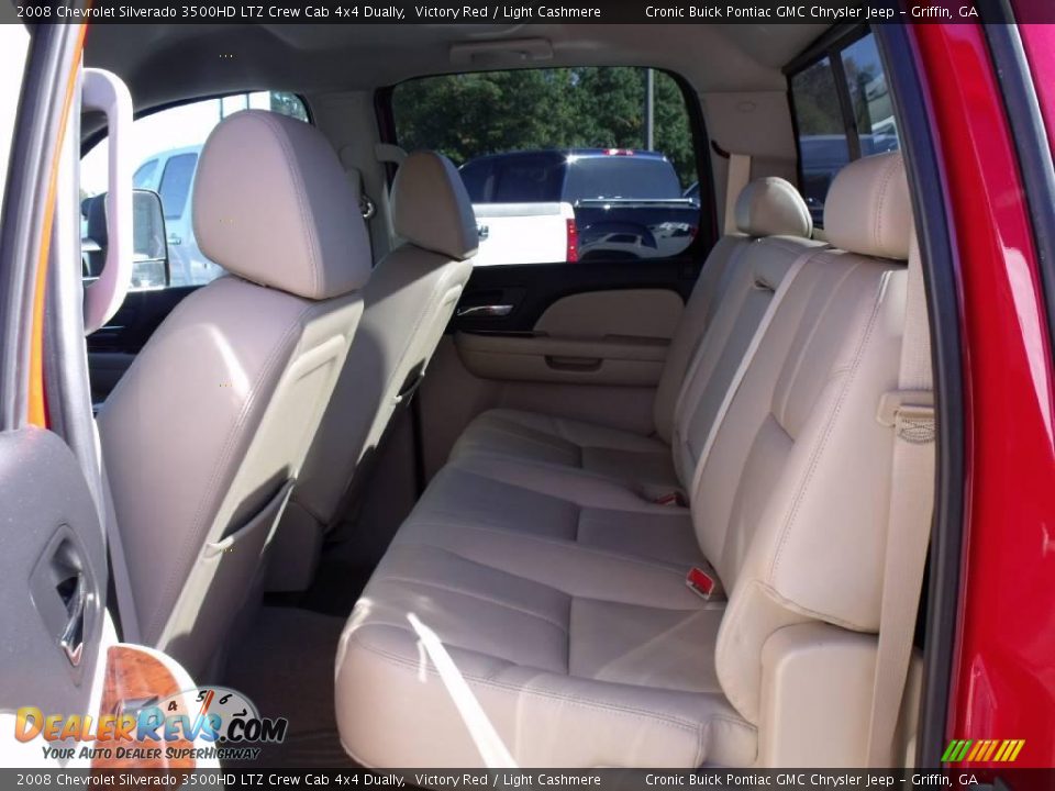 2008 Chevrolet Silverado 3500HD LTZ Crew Cab 4x4 Dually Victory Red / Light Cashmere Photo #15