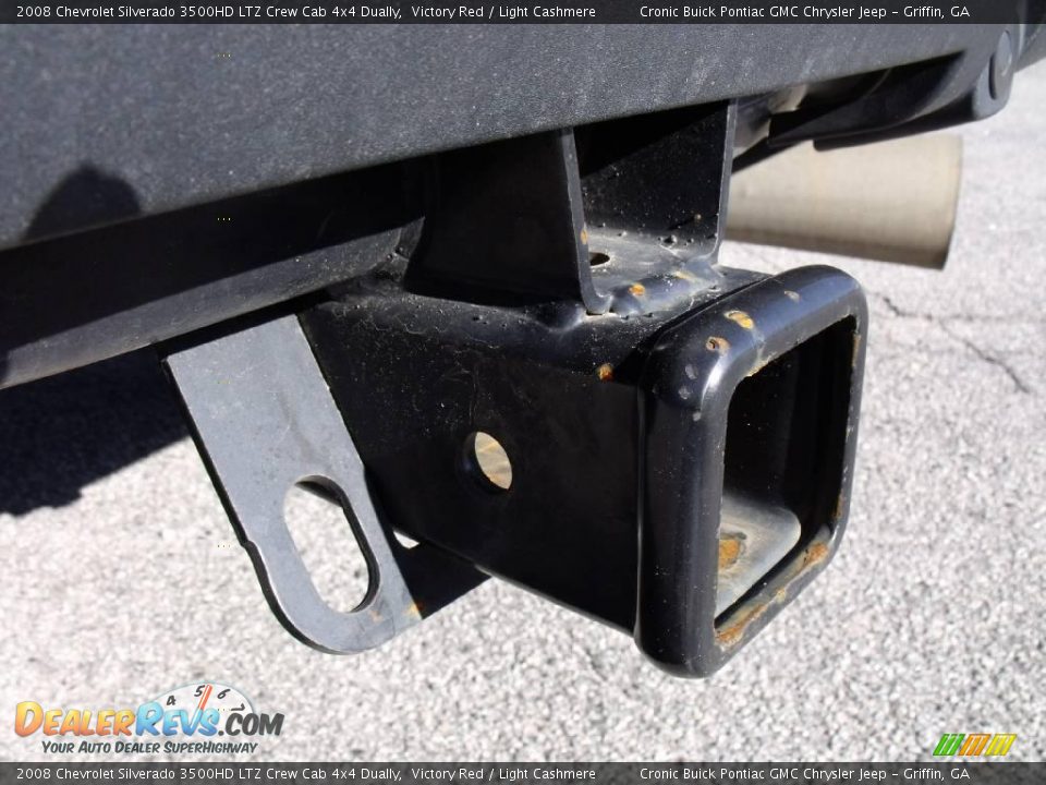 2008 Chevrolet Silverado 3500HD LTZ Crew Cab 4x4 Dually Victory Red / Light Cashmere Photo #17