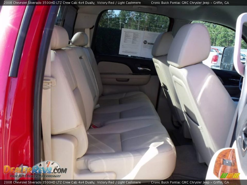 2008 Chevrolet Silverado 3500HD LTZ Crew Cab 4x4 Dually Victory Red / Light Cashmere Photo #19