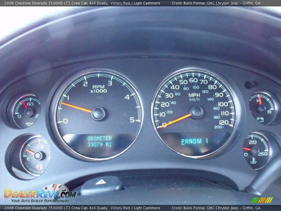 2008 Chevrolet Silverado 3500HD LTZ Crew Cab 4x4 Dually Victory Red / Light Cashmere Photo #23