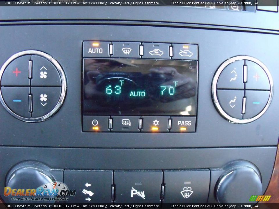 2008 Chevrolet Silverado 3500HD LTZ Crew Cab 4x4 Dually Victory Red / Light Cashmere Photo #25
