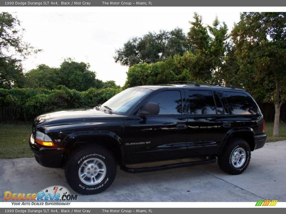 1999 Dodge Durango SLT 4x4 Black / Mist Gray Photo #3