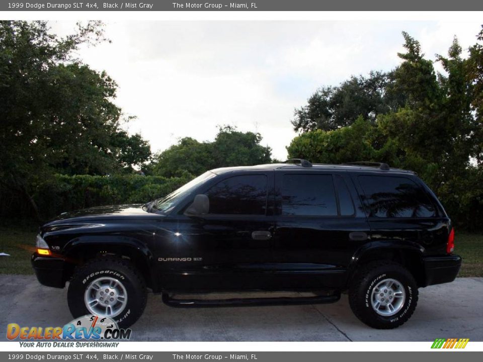 1999 Dodge Durango SLT 4x4 Black / Mist Gray Photo #4