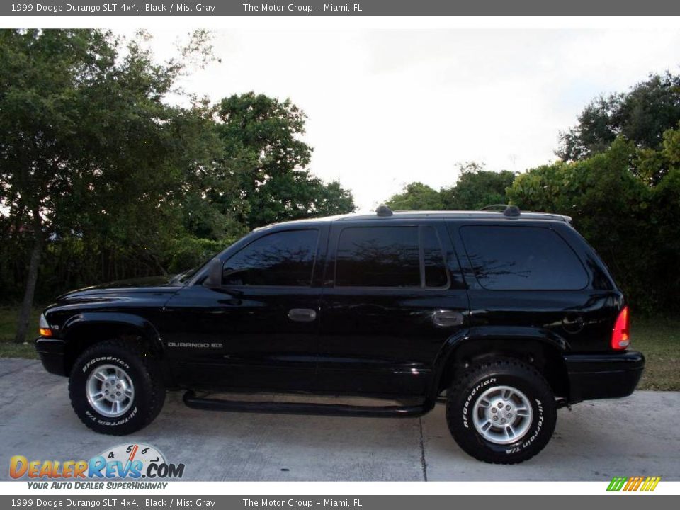 1999 Dodge Durango SLT 4x4 Black / Mist Gray Photo #5