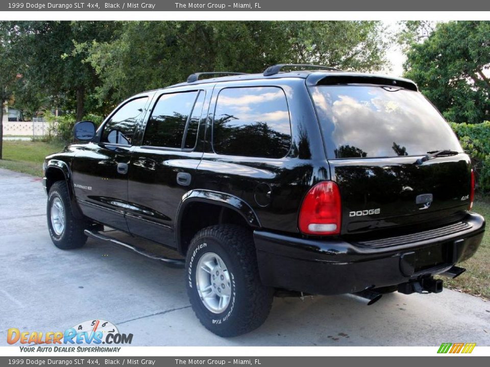 1999 Dodge Durango SLT 4x4 Black / Mist Gray Photo #8
