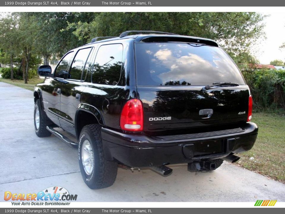 1999 Dodge Durango SLT 4x4 Black / Mist Gray Photo #9