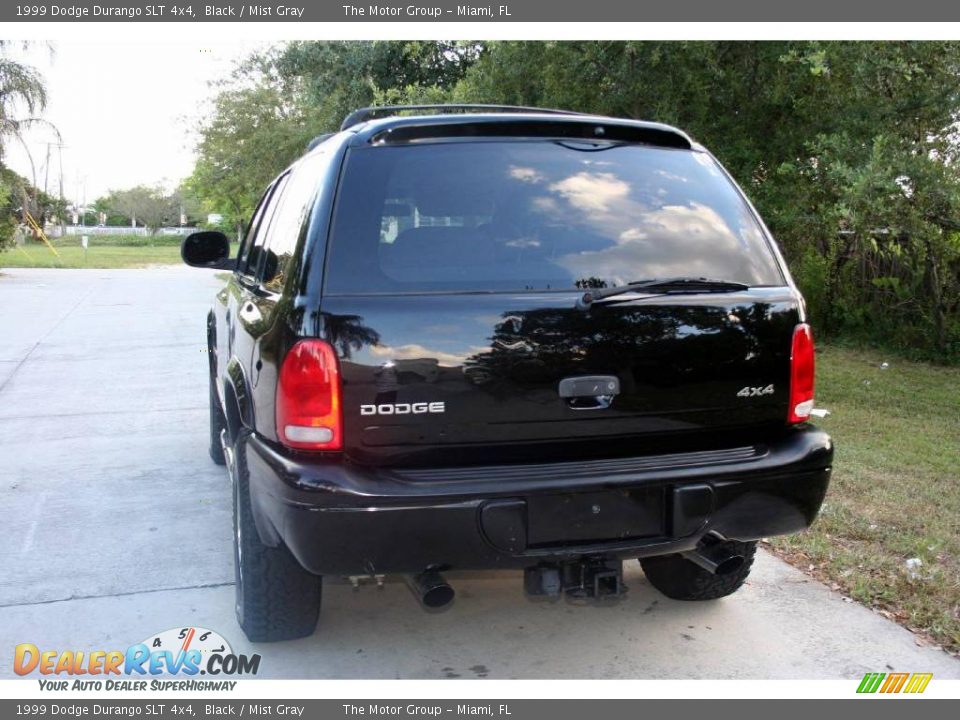 1999 Dodge Durango SLT 4x4 Black / Mist Gray Photo #10