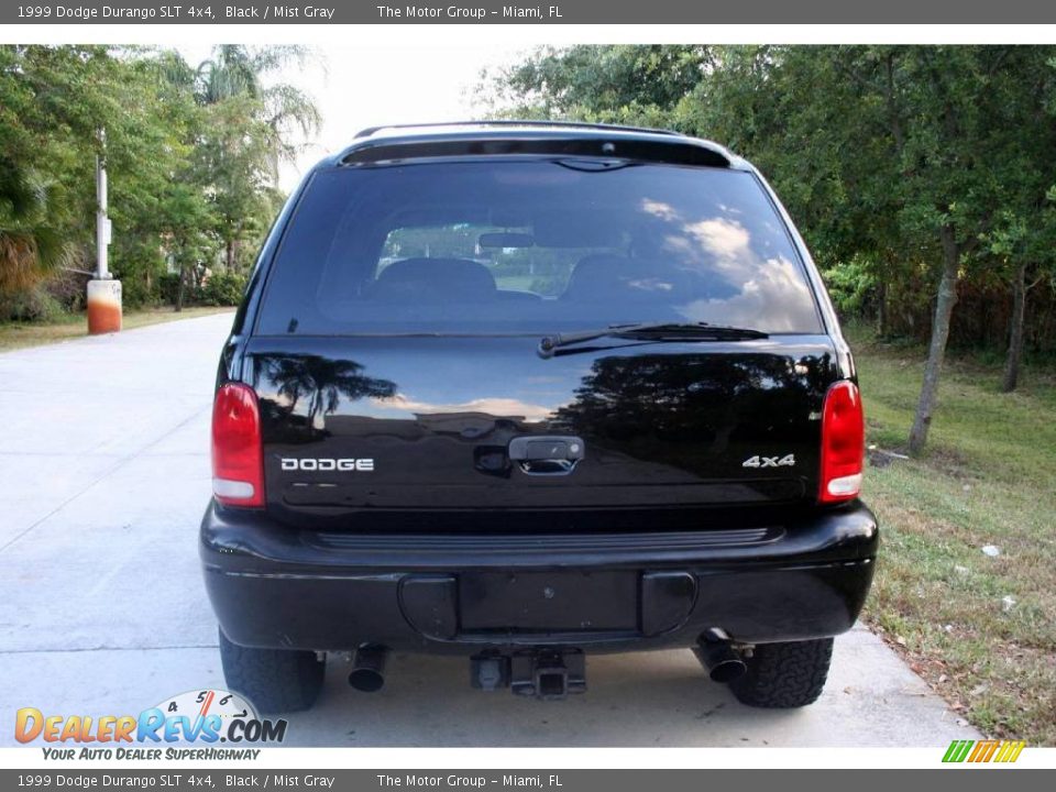 1999 Dodge Durango SLT 4x4 Black / Mist Gray Photo #11