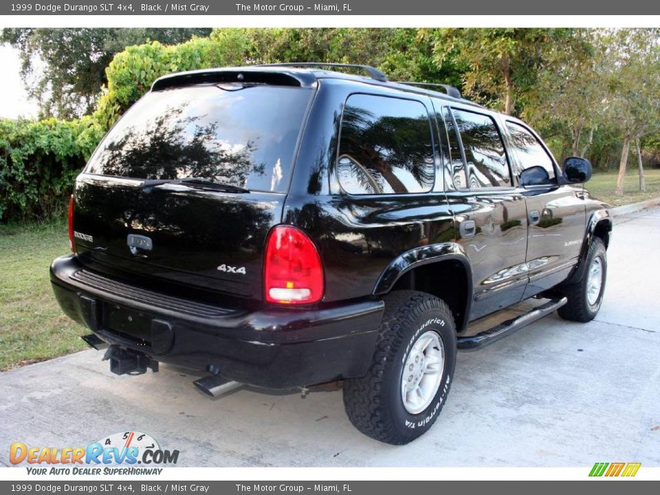 1999 Dodge Durango SLT 4x4 Black / Mist Gray Photo #12