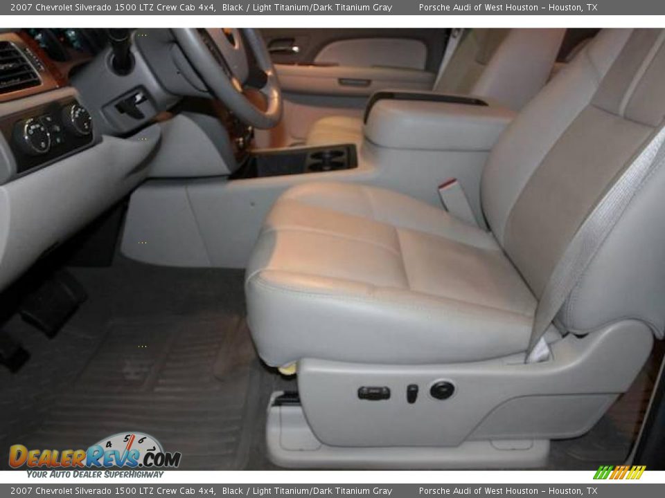 2007 Chevrolet Silverado 1500 LTZ Crew Cab 4x4 Black / Light Titanium/Dark Titanium Gray Photo #5
