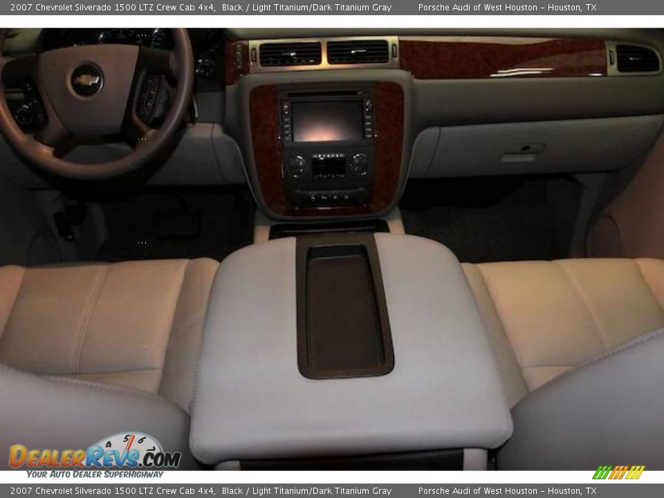 2007 Chevrolet Silverado 1500 LTZ Crew Cab 4x4 Black / Light Titanium/Dark Titanium Gray Photo #6