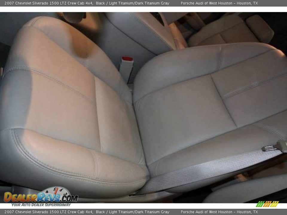 2007 Chevrolet Silverado 1500 LTZ Crew Cab 4x4 Black / Light Titanium/Dark Titanium Gray Photo #7